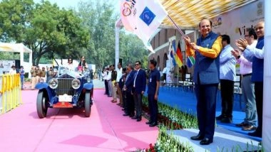 India News | Delhi LG Flags off Vintage for Life, the G20 Car Drive