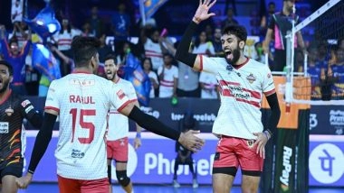 Sports News | PVL: Kolkata Thunderbolts Target Playoffs Berth with Win over Chennai Blitz