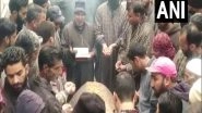 India News | J-K: Hundreds Turn out for Last Rites of Slain Kashmiri Pandit in Pulwama