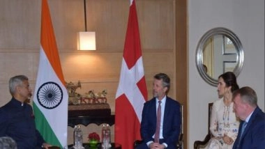 World News | EAM Jaishankar Meets Danish Royal Couple, Discusses Sustainability and Digital Delivery