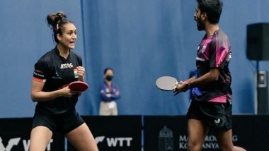 Manika Batra Says 'Will Strive Hard' to Win Mixed Doubles Table Tennis Medal With Sathiyan Gnanasekaran at Paris Olympics 2024