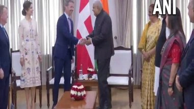 World News | Vice President Jagdeep Dhankhar Meets Denmark's Crown Prince and Princess