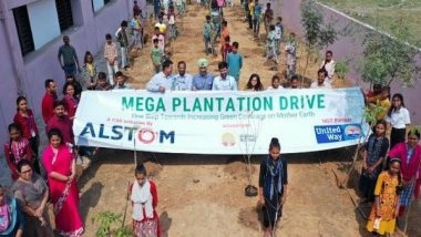 Business News | Alstom and United Way Demonstrates an Effective PPP Model of Integrated Rural Development in Vadodara and Anand Districts in Gujarat