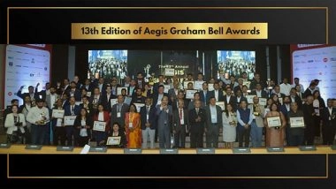 Business News | 13th Aegis Graham Bell Awards Honored Innovations in EV, AI, IoT, Clean Energy and Many Other Categories