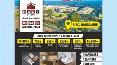 Business News | HBLF SHOW 2023: Get Ready to Witness India's Premium B2B Architectural Interior Products Exhibition