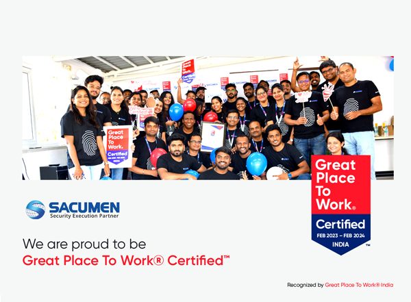 Business News | Sacumen is Certified as a Great Place To Work Certified Company