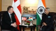 World News | EAM S Jaishankar Meets Danish Counterpart Lars Lokke Rasmussen, Discusses Bilateral Partnership