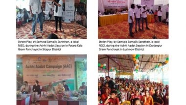 Business News | Achhi Aadat Campaign - Contributing to the Making of the Model Gram Panchayats in India in Collaboration with the Ministry of Rural Development, GOI