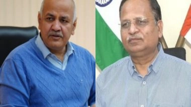 India News | Delhi Ministers Manish Sisodia, Satyendar Jain Resign from Their Posts