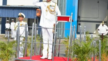 India News | Vice Admiral Dinesh Tripathi Takes over as Flag Officer Commanding-in-Chief of Western Naval Command