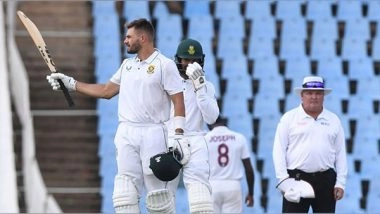 Sports News | Markram Ends Long Wait for Century, West Indies Strikes Back in Final Session After SA Openers Lay Foundation for Big Score (Day 1, Stumps)