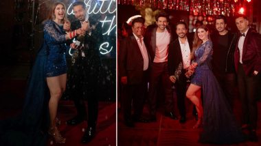 Abhishek Pathak and Shivaleeka Oberoi Have a Blast at Their Wedding Reception; Kartik Aaryan, Nushrratt Bharuccha Attend the Party (View Pics)