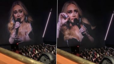 Adele Cries After Seeing a Widower Fan Holding Up Photo of His Wife During Her LA Concert (Watch Video)