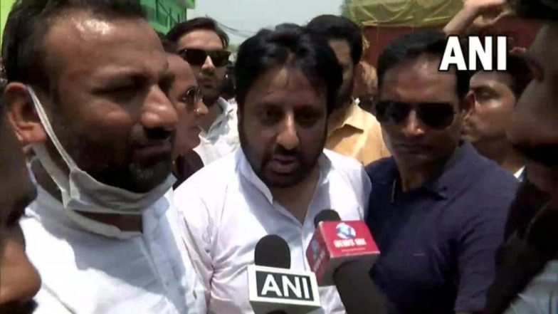 Kalindi Kunj Demolition Drive: Delhi Court Discharges AAP MLA Amanatullah Khan in Rioting and Stone Pelting Case