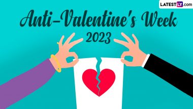 Anti-Valentine’s Week 2023 Calendar: Slap Day, Kick Day, Perfume Day, Flirt Day, Confession Day, Missing Day and Break Up Day – Check Full List With Dates!