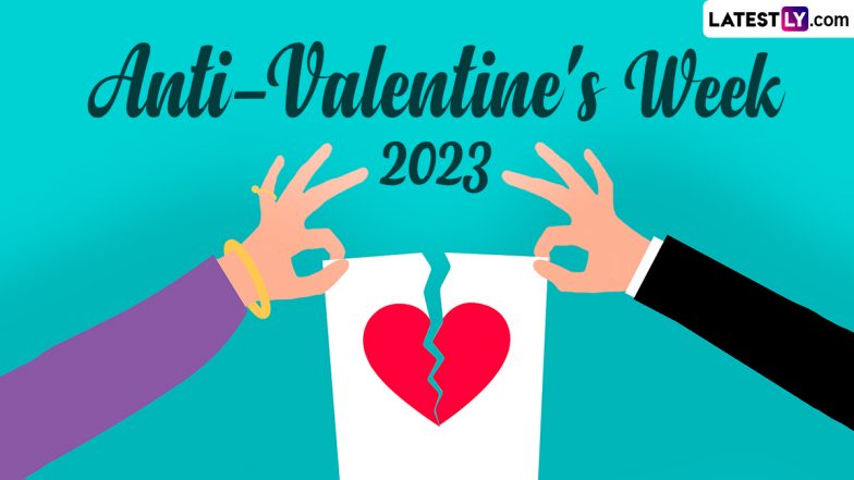 Anti-Valentine’s Week 2023 Calendar: Slap Day, Kick Day, Perfume Day, Flirt Day, Confession Day, Missing Day and Break Up Day – Check Full List With Dates!