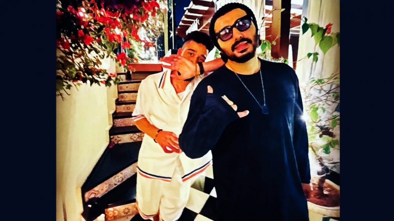 Arjun Kapoor Poses for a Cool Pic With ‘Brown Munde’ Singer AP Dhillon, Says ‘Brothers in Arms’