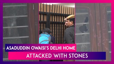 Asaduddin Owaisi’s Delhi Residence Attacked With Stones; AIMIM Chief Lodges Complaint