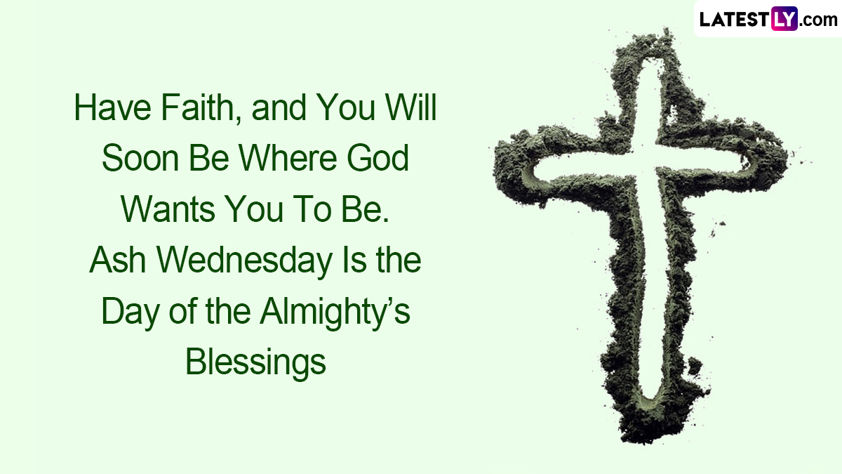 Ash Wednesday 2023 Messages & HD Images With Quotes: Bible Verses ...