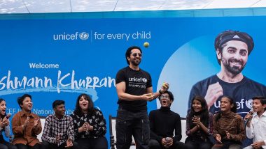 UNICEF India Appoints Ayushmann Khurrana As National Ambassador; Actor Says, ‘I Will Keep Up a Strong Voice for Children’s Rights’