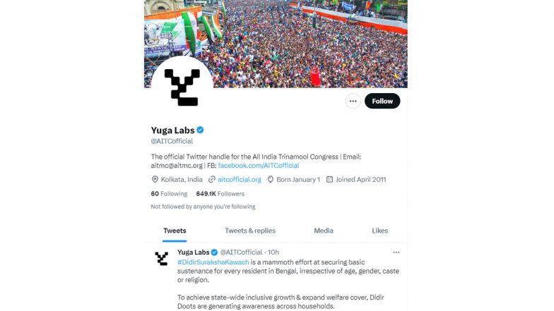 TMC Twitter Account Hacked, Profile Photo and Name Changed to 'Yuga Labs'