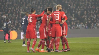 PSG 0–1 Bayern Munich, UEFA Champions League 2022–23: Bavarians Clinch First Leg Victory Despite Benjamin Pavard's Late Red Card (Watch Goal Video Highlights)