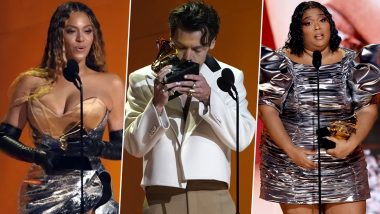 Grammy Awards 2023 Full Winners List: From Beyonce, Harry Styles to Lizzo, See Who All Won at the 65th Annual Grammy Awards