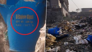 Bhiwandi Blast: Drum Containing Diethylene Glycol Explodes After Man Lits Cigarette Near It, Two Dead (See Pics)