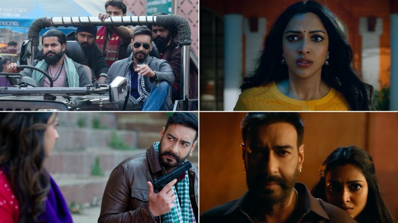 Bholaa Song Nazar Lag Jayegi: Ajay Devgn, Amala Paul’s Romantic Track Glimpses ‘A Cursed Love Story’ (Watch Video)