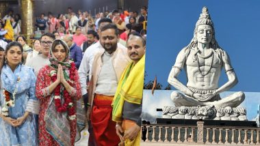 Jai Mahakal! Bhumi Pednekar Seeks Blessings at Mahakaleshwar Temple in Ujjain (View Photos)
