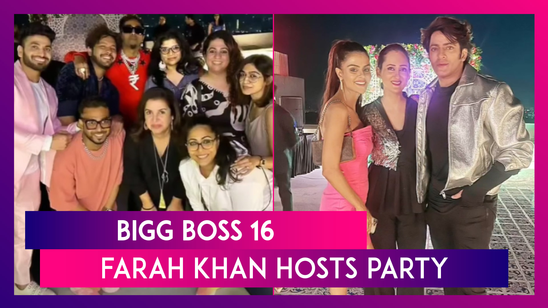 1920px x 1080px - Bigg Boss 16: Farah Khan Hosts A Party For The Contestants; MC Stan, Sajid  Khan, Abdu Rozik, Shiv Thakare & Others Groove To BB Anthem | ðŸ“¹ Watch  Videos From LatestLY