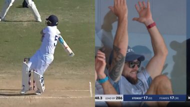 Ben Stokes Breaks Brendon McCullum's Record of Hitting Most Sixes in Test Cricket, Achieves Feat During NZ vs ENG 1st Test 2023 (Watch Video)