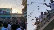 Viral Video: Former Sarpanch Showers Notes at Nephew&rsquo;s Wedding in Gujarat's Mehsana