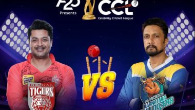 CCL 2023: Fans Celebrate as Celebrity Cricket League Begins With Kiccha Sudeepa's Karnataka Bulldozers Taking on Jisshu's Bengal Tigers in the First Match