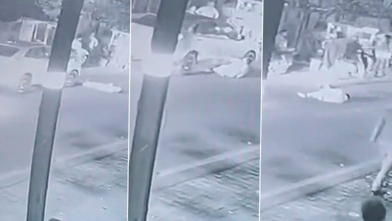 Uttar Pradesh: Car Runs Over Youth Lying on Road in Agra, Police Launch Probe After CCTV Video Goes Viral