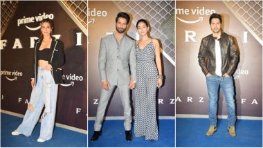 Farzi: Kriti Sanon, Mira Rajput, Varun Dhawan and More Celebs Attend Screening of Shahid Kapoor’s Amazon Prime Series (View Pics)