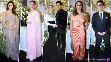 Sidharth Malhotra–Kiara Advani Wedding Reception: Alia Bhatt, Kareena Kapoor Khan, Gauri Khan, Karan Johar and Many Other Celebs Arrive in Style for the Event (View Pics & Videos)