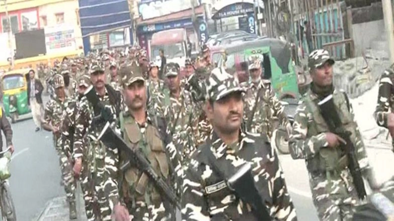 Central Forces Personnel To Conduct Route Marches From Today For West Bengal Panchayat Polls