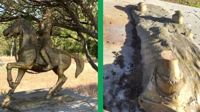 Chhatrapati Shivaji Maharaj Statue Goes Missing From Guadalupe River Park in California