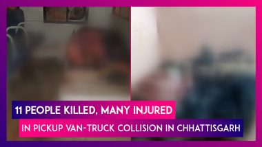 Chhattisgarh: 11 People Killed, Several Injured In Pickup Vehicle-Truck Collision In Baloda Bazaar District