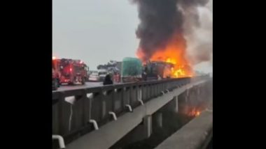 China Accident Video: 16 Killed, 66 Injured in Multi-Vehicle Collision in Hunan Province, Says Report