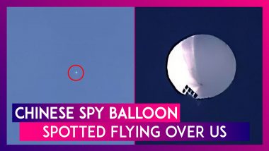 Chinese Spy Balloon Spotted Flying Over US; Pentagon Tracking It, Decides Not To Shoot It Down