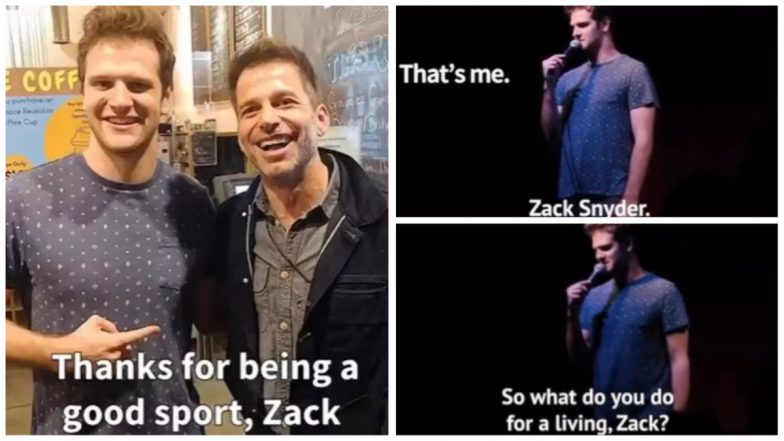 Zack Who? This Standup Comedian Accidentally Roasts Zack Snyder After Failing to Recognise Him and The Result is Just Amusing! (Watch Video)