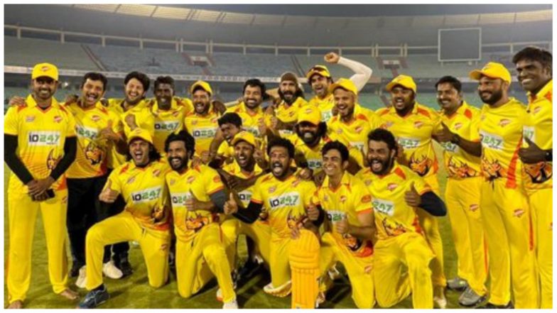 Chennai Rhinos vs Mumbai Heroes CCL 2023 Match Update: Vishnu Vishal's Team Wins By 10 Wickets, Ramana Scores Fastest 50 in Celebrity Cricket League History; Vikranth Man of the Match