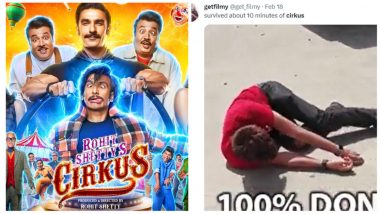 Cirkus: Ranveer Singh-Rohit Shetty's Film Gets Trolled Posts its Netflix OTT Release, Twitterati Share Brutally Funny Memes and Jokes on the Comedy Film