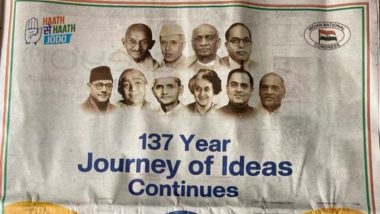 Muslim Party Leaders’ Pictures Missing From Congress’ Plenary Session Advertisement, Party Apologises