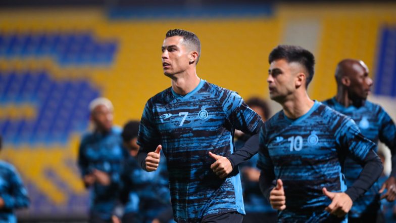 Cristiano Ronaldo Trains With Teammates Ahead of Al-Nassr vs Damac Clash in Saudi Pro League 2022–23 (See Pics and Video)