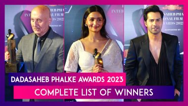 Dadasaheb Phalke Awards 2023: Alia Bhatt Wins Best Actress Award While Ranbir Kapoor Bags Best Actor Trophy