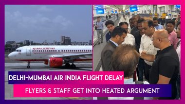 Delhi-Mumbai Flight Delay: Passengers & Air India Staff Get Into Heated Argument At IGI Airport