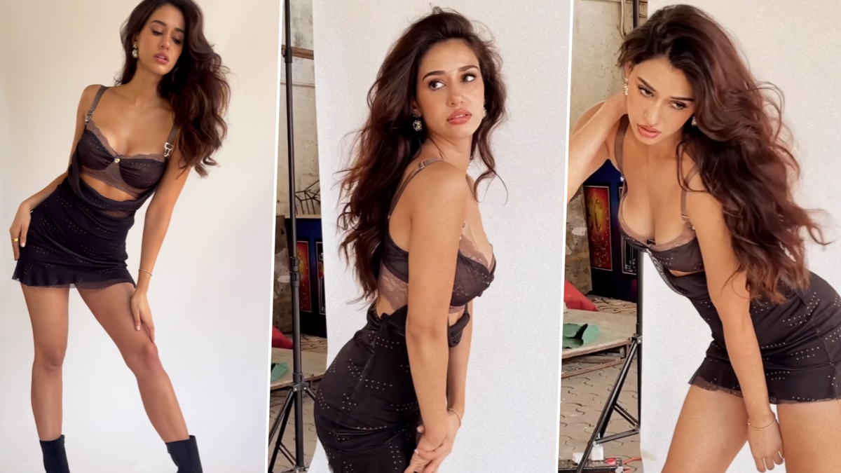 Disha Patani Puts Her Hot Bod on Display in a Bralette Mini Dress (Watch  Video) | 👗 LatestLY